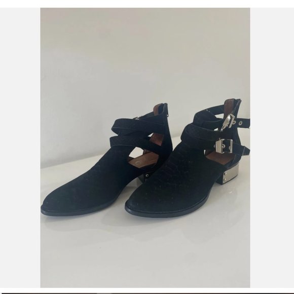 Jeffrey Campbell Ibiza Black Booties Size 38/8 - Picture 5 of 7